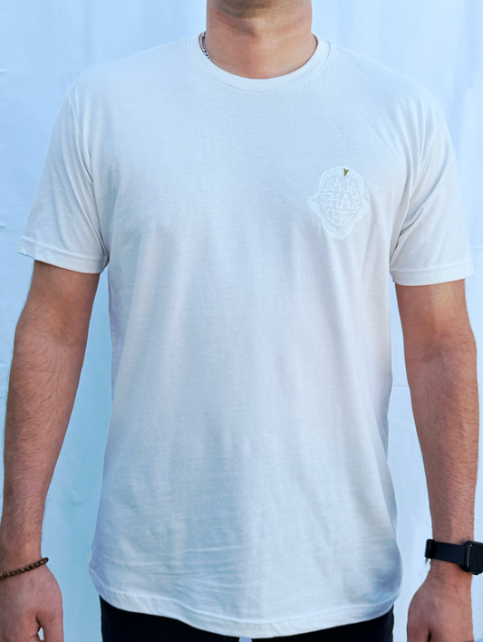 Shark Attack T- Shirt - Bone
