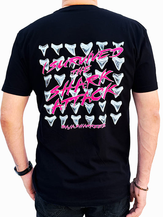 Shark Attack T-Shirt - Black