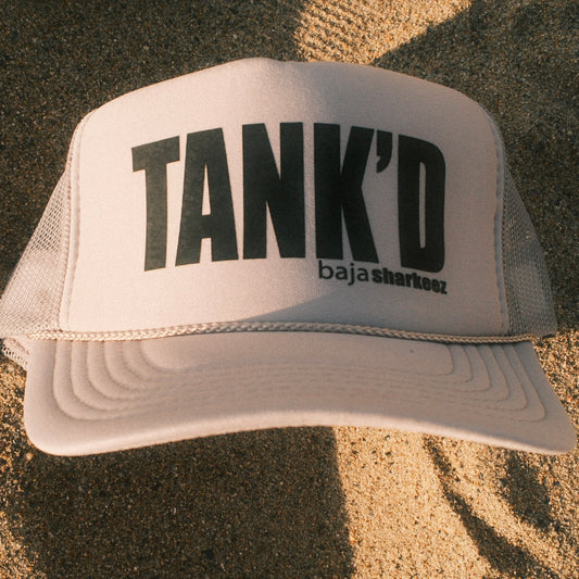 Tank'd Trucker Hat - Silver/Black