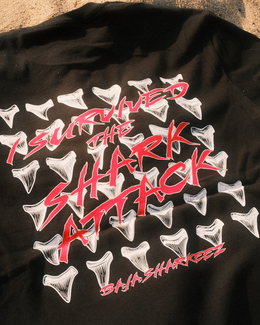 Shark Attack T-Shirt - Black