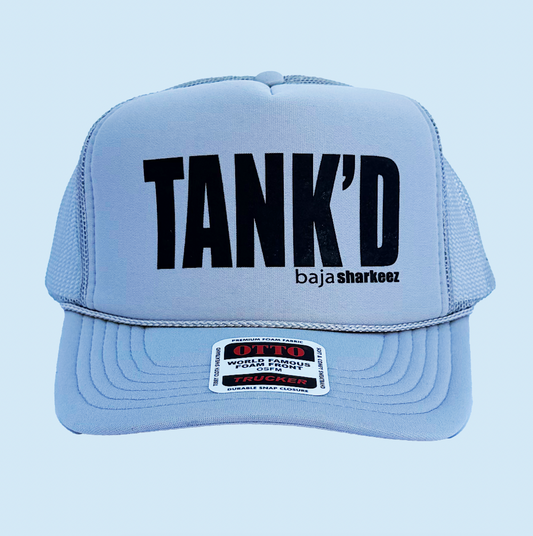 Tank'd Trucker Hat - Silver/Black